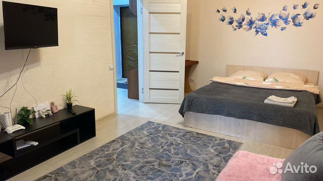 

1-к. квартира, 44 м², 2 кровати