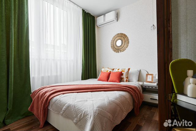

Квартира-студия, 28 м², 2 кровати