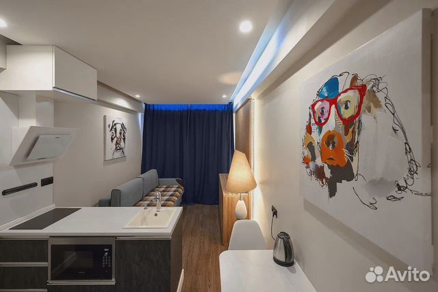 

Квартира-студия, 19 м², 1 кровать