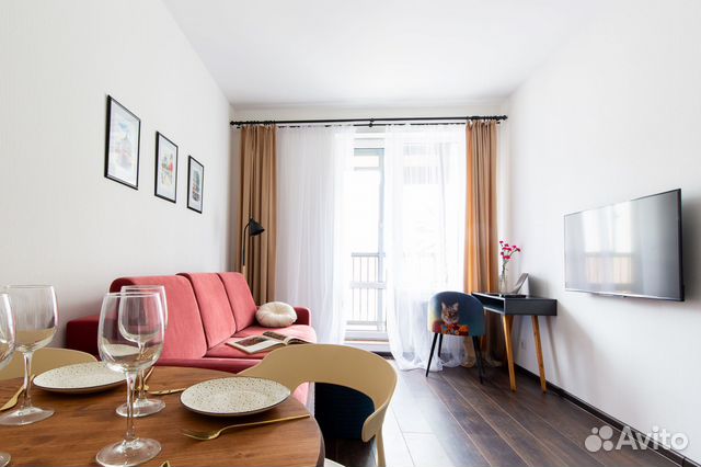 

1-к. квартира, 36 м², 3 кровати