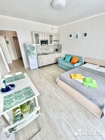 

Квартира-студия, 30 м², 2 кровати