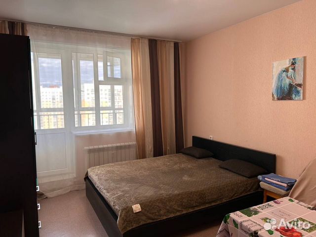 

Квартира-студия, 28 м², 2 кровати