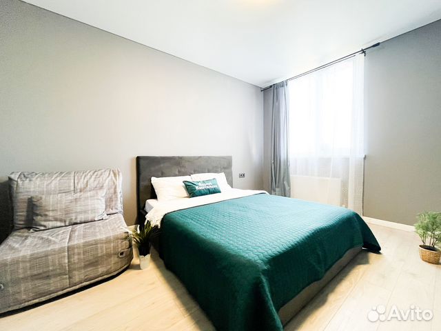 

1-к. квартира, 40 м², 2 кровати