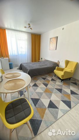 

Квартира-студия, 28 м², 2 кровати