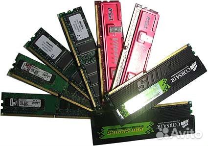 Озу dimm, sodimm DDR, DDR2, DDR3, б/у, новая