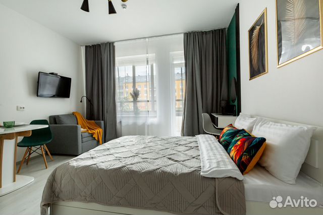 

Квартира-студия, 25 м², 2 кровати