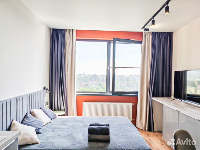 

Квартира-студия, 25 м², 2 кровати