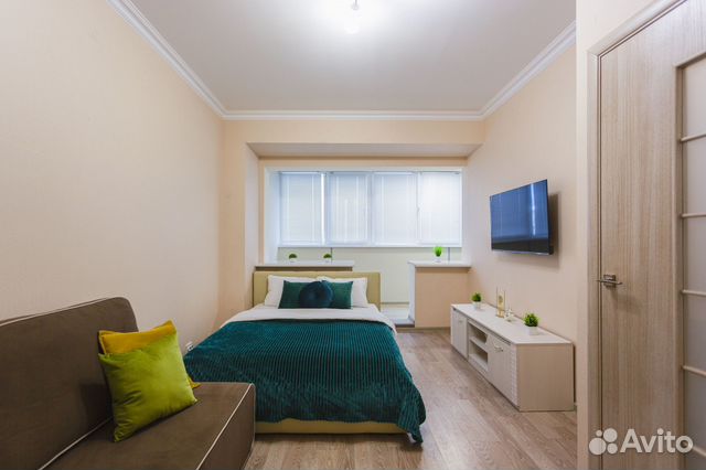 

1-к. квартира, 38 м², 2 кровати