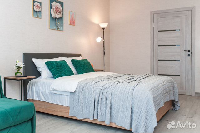

1-к. квартира, 42 м², 3 кровати