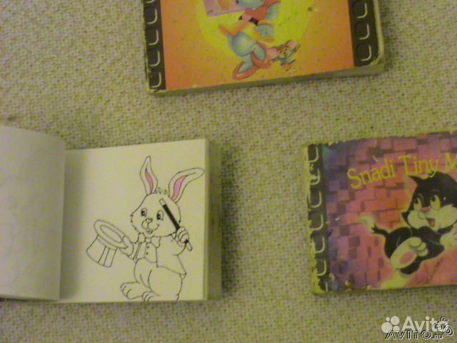 Маленький альбом для создания аниме мультика 90-ые