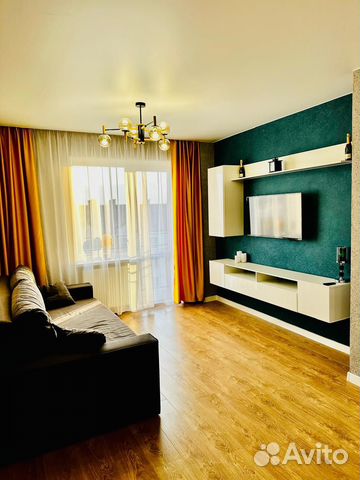 

1-к. квартира, 43,3 м², 2 кровати