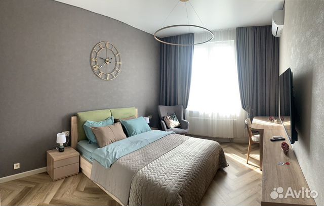 

1-к. квартира, 45 м², 2 кровати
