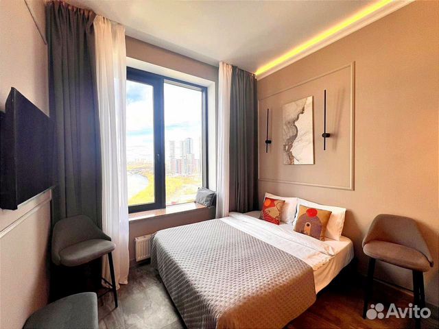 

Квартира-студия, 29 м², 1 кровать