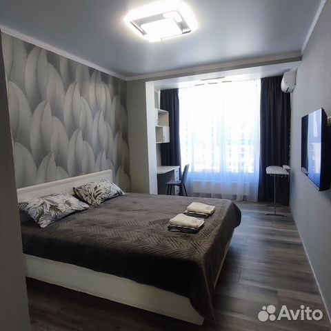 

1-к. квартира, 44 м², 2 кровати