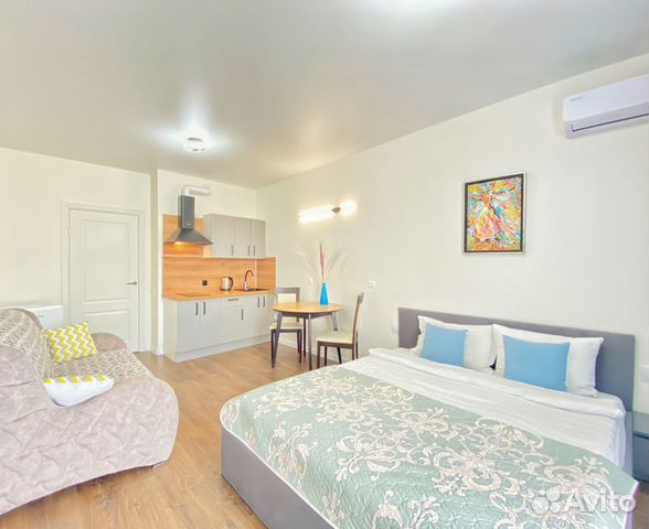 

Квартира-студия, 24,7 м², 2 кровати