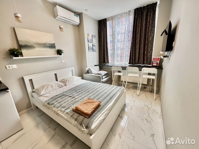 

Квартира-студия, 30 м², 1 кровать