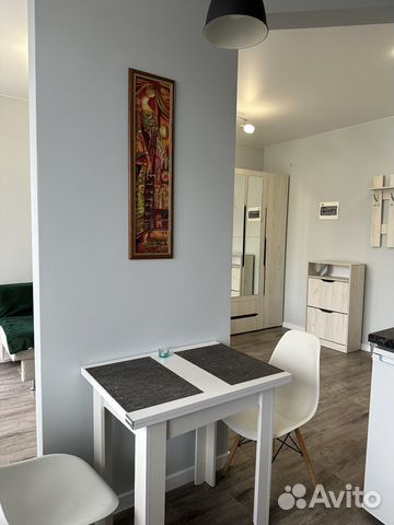 

Квартира-студия, 27 м², 1 кровать