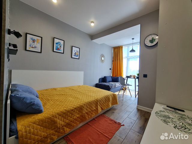 

Квартира-студия, 20 м², 2 кровати