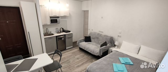 

Квартира-студия, 23 м², 2 кровати