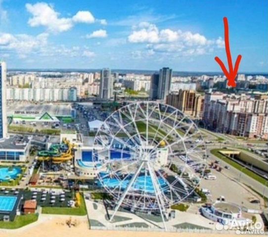 

1-к. квартира, 54 м², 3 кровати