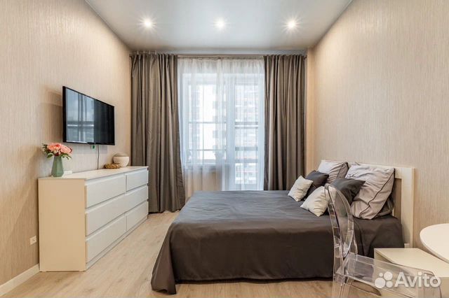 

Квартира-студия, 28,5 м², 1 кровать