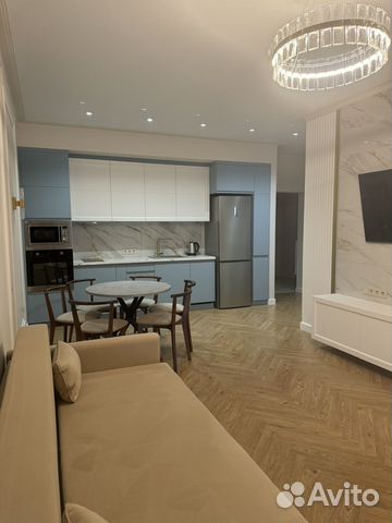 

1-к. квартира, 56 м², 3 кровати