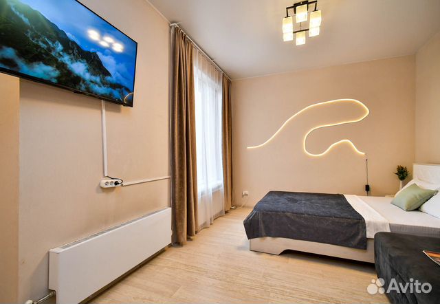 

Квартира-студия, 38 м², 2 кровати
