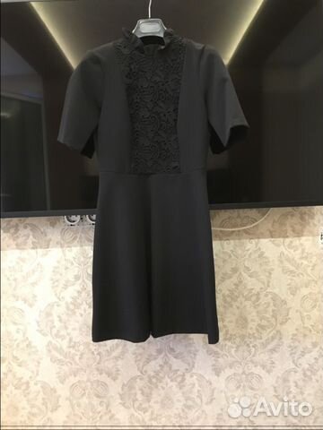 Изящное, вечерние, чёрное, платье