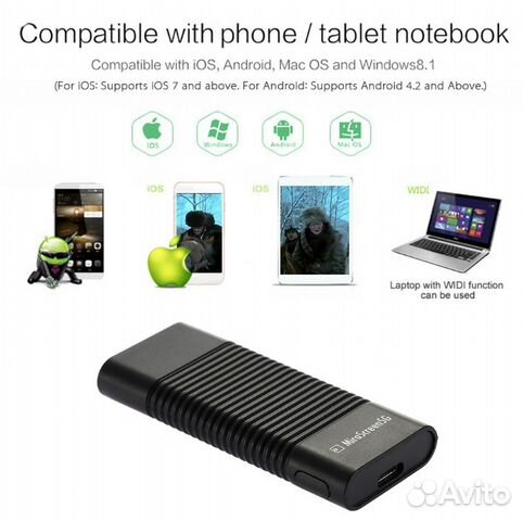 Тв-hdma приставка smart-TV Mirascreen 5-2.4Gz wifi Тв-hdma приставка smart-TV Mirascreen 5-2.4Gz wifi