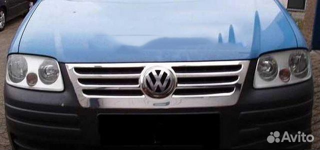 Хромированная накладка решётки радиатора VW Caddy