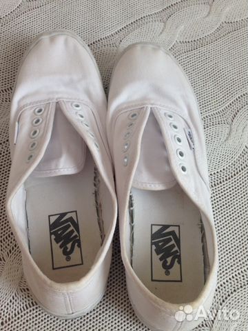 Кроссовки Vans lo pro white