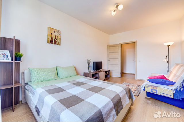 

1-к. квартира, 40 м², 2 кровати