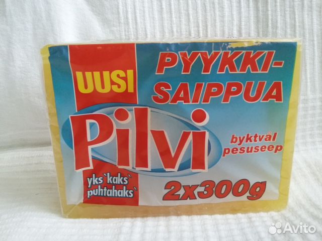 Мыло хозяйственное. Пятновыводитель. Финляндия