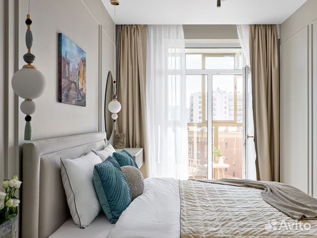 

1-к. квартира, 34 м², 2 кровати