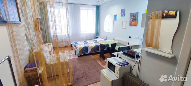 

Квартира-студия, 28 м², 2 кровати