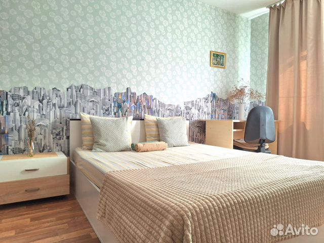 

1-к. квартира, 38 м², 2 кровати
