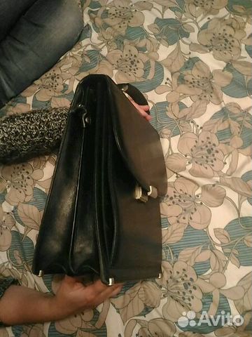 Petek кожаный портфель