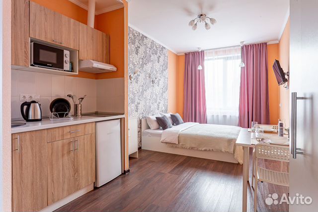 

Квартира-студия, 17 м², 1 кровать