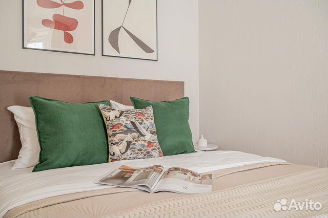 

Квартира-студия, 28 м², 2 кровати