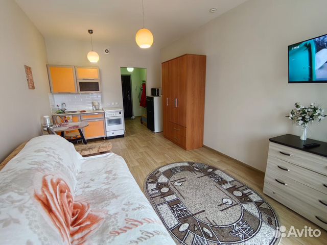 

Квартира-студия, 27 м², 1 кровать