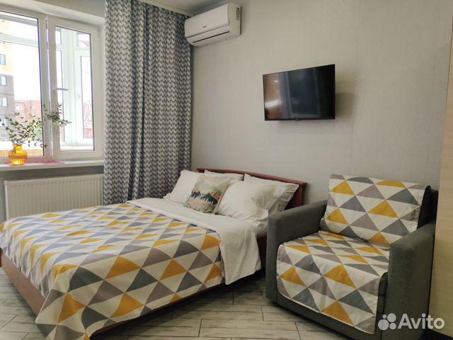 

Квартира-студия, 35 м², 3 кровати