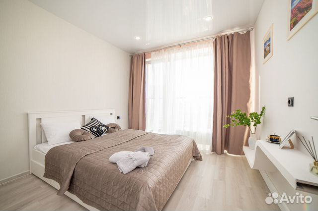 

1-к. квартира, 42 м², 2 кровати