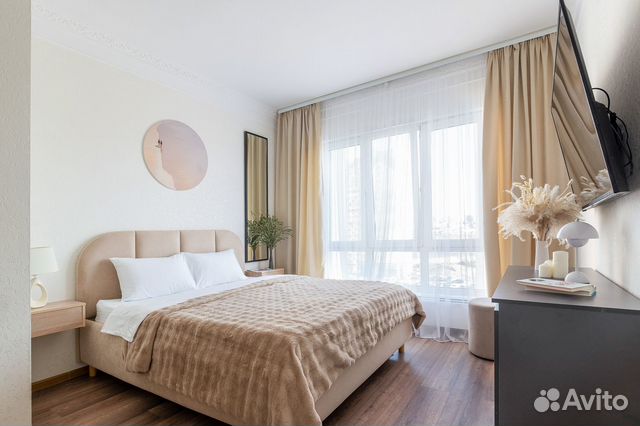 

1-к. квартира, 40 м², 2 кровати