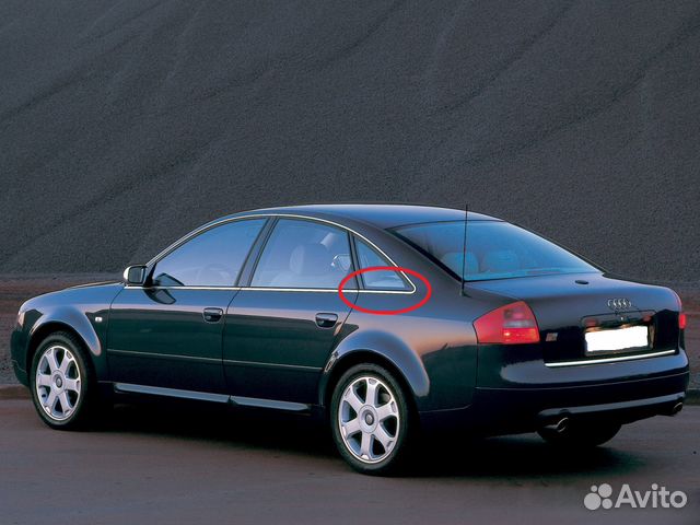 Молдинг заднего левого стекла Audi A6 c5 / Ауди А6