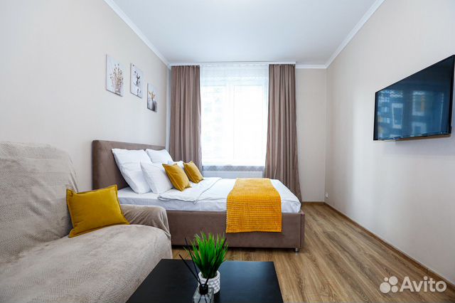 

1-к. квартира, 34,6 м², 2 кровати