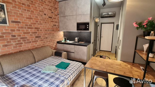 

Квартира-студия, 19 м², 1 кровать