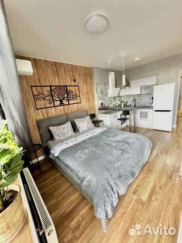 

Квартира-студия, 28 м², 1 кровать