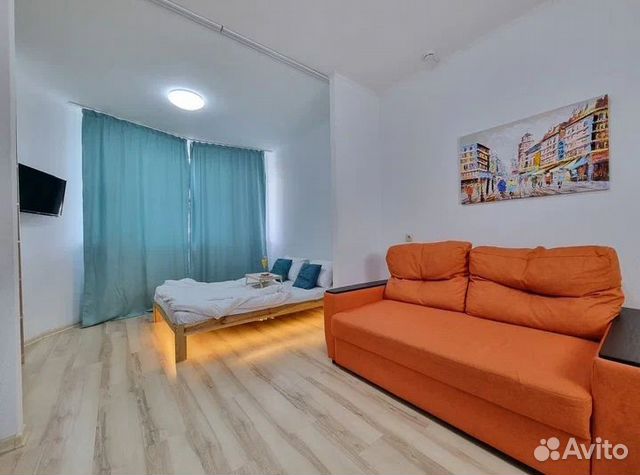 

Квартира-студия, 29 м², 2 кровати
