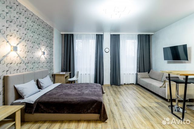 

1-к. квартира, 38 м², 2 кровати