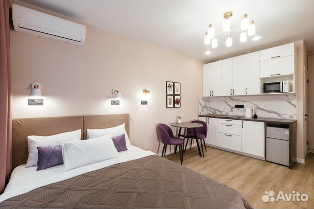 

Квартира-студия, 27 м², 1 кровать